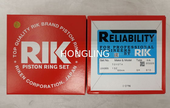 Toyota 2Z Engine RIK Piston Rings 13011-78701-71 13011-78760-71 28065 Diesel Forklift Parts
