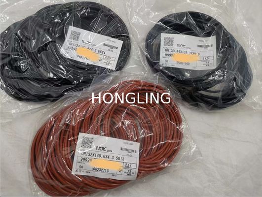 Komatsu 6d125 Cylinder Liner Rubber Ring 6150-21-2250 6150-21-2240 6150-21-2230