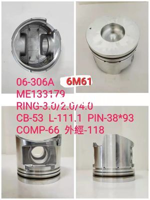 DM100 13216-1120 3AE1 78MM Piston 1121112310 6M61 ME133179