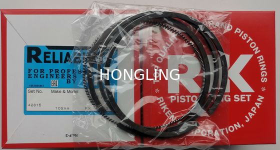 6D102 6D108 6D114 6D125 RIK Piston Rings For Komatsu 42815 Diesel Engine Parts