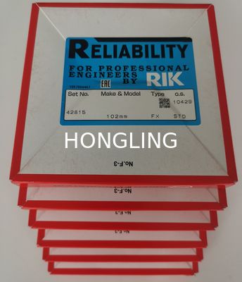 6D102 6D108 6D114 6D125 RIK Piston Rings For Komatsu 42815 Diesel Engine Parts