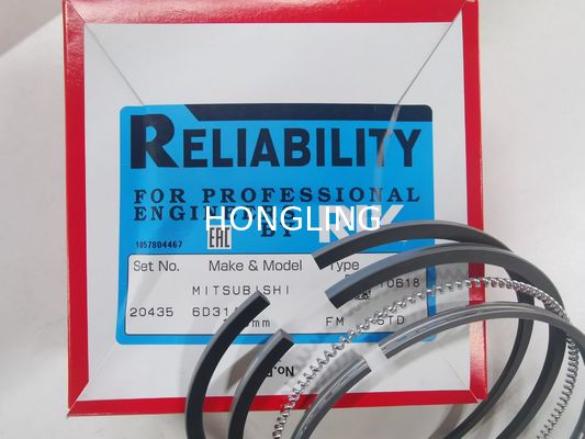 6D102 6D108 6D114 6D125 RIK Piston Rings For Komatsu 42815 Diesel Engine Parts