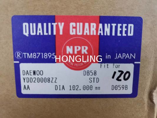 Doosan Part DB58 Engine Piston Ring YDD20008ZZ For DX225 Excavator Parts DAEWOO