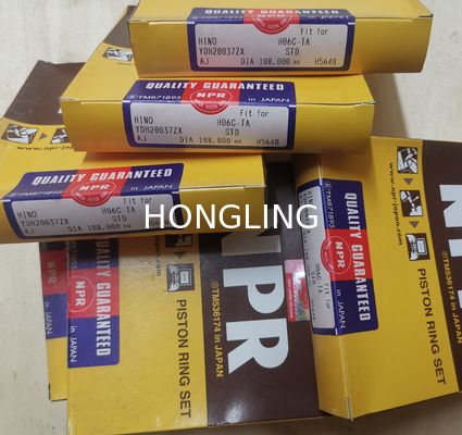 H06CTA H06C Piston Ring 13011-1961 13011-2450B 13011-3200A 13019-1260A For Excavator Engine Parts