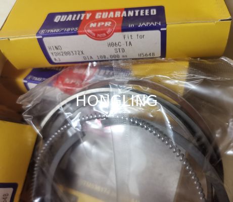 H06CTA H06C Piston Ring 13011-1961 13011-2450B 13011-3200A 13019-1260A For Excavator Engine Parts
