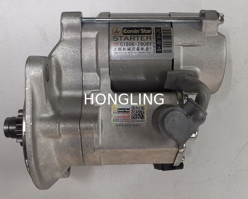 4 Cylinder 4JG2 Diesel Engine Starter Motor 8-97042997-2 For Excavator Parts