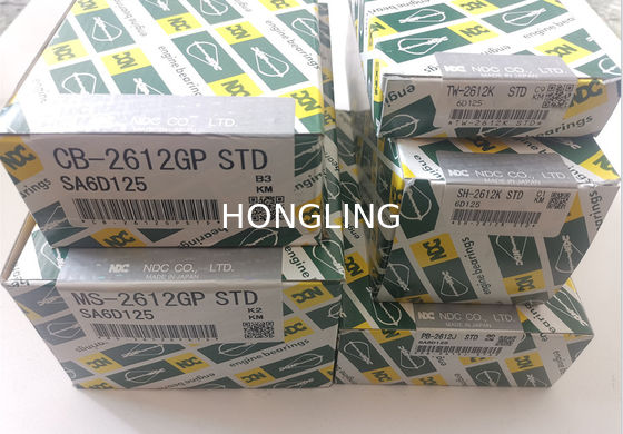 6150-31-3040 NDC Engine Bearings For 6D125 6150-21-8000 Main COR Bearing KOMATSU