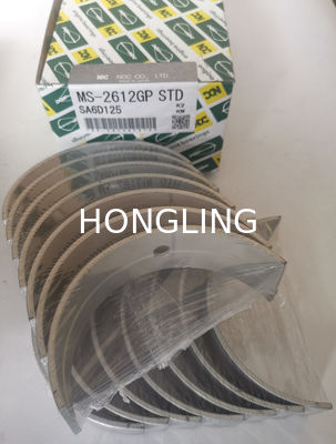 6150-31-3040 NDC Engine Bearings For 6D125 6150-21-8000 Main COR Bearing KOMATSU