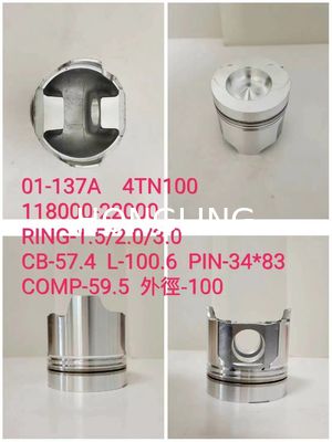 ISUZU 6HH1 8-94392-662-1 Steel Piston S16R 37517-07401 37517-10400 Engines Auto Parts