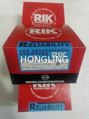 Phosphating Power Transmission Nissan NE6 Piston Ring 12040-95125 12040-95014 RIK NO 24160