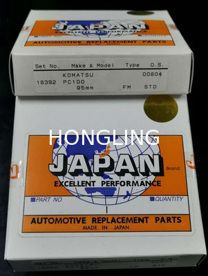 Komatsu 6D95 PC200-5 Model OEM No 6207-31-2500 RIK Piston Rings 18392 NPR YDK04018ZX