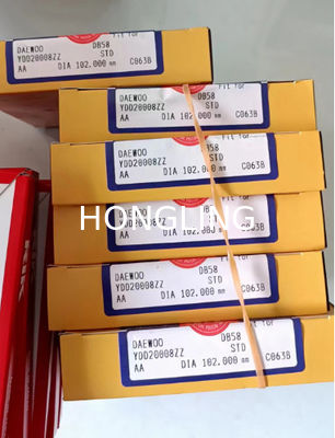 Pressure Phosphated Ring Structure RIK Piston Rings For Daewoo DB58 Piston Ring, RIK And TP And NPR 65 02503-8058