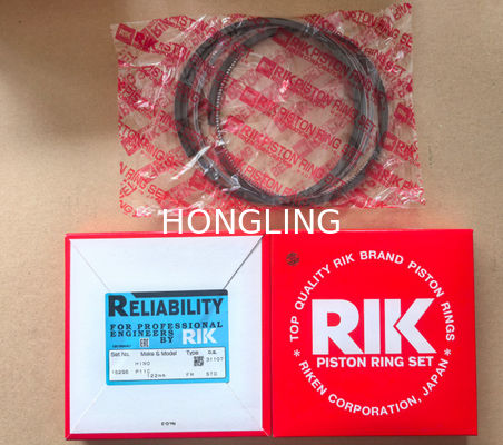 Lightweight Smooth Finished Piston Ring  For Tough Appliions Hino P11C 13011-3110A 15296 6D22 30917-20010 20035
