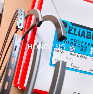 Lightweight Smooth Finished Piston Ring  For Tough Appliions Hino P11C 13011-3110A 15296 6D22 30917-20010 20035