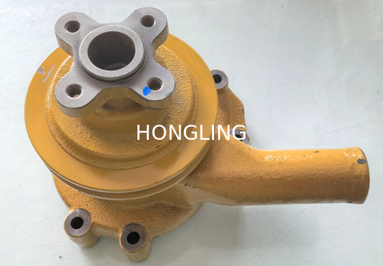 Steel Komatsu Excavator Engine Parts For 4D94 3D94 Engine Model Water Pump 6144-61-1301