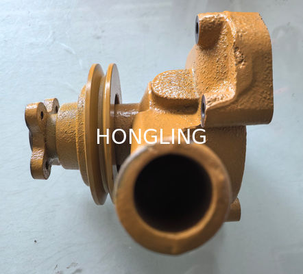 Steel Komatsu Excavator Engine Parts For 4D94 3D94 Engine Model Water Pump 6144-61-1301