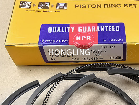 High Corrosion Resistance Piston Ring Set for Construction Equipment Komatsu 4D105 YDK04026ZZ 6137-31-2040/2032/2030