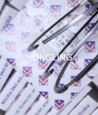 Phosphated Pressure Round Alloy Steel Piston Rings 3306 2W1709