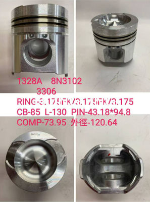  3306 Piston 8N3102 Made In Taiwan Length 948mm Piston Pin Diameter 43.18m Combustion Chamber Diameter 85m