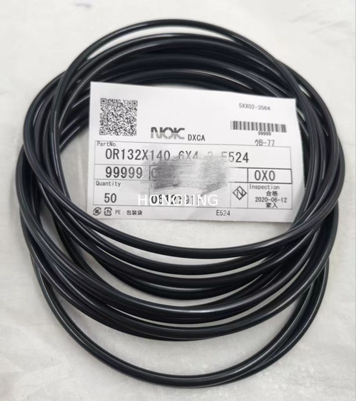 Komatsu 6d125 Cylinder Liner Rubber Ring 6150-21-2250 6150-21-2240 6150-21-2230