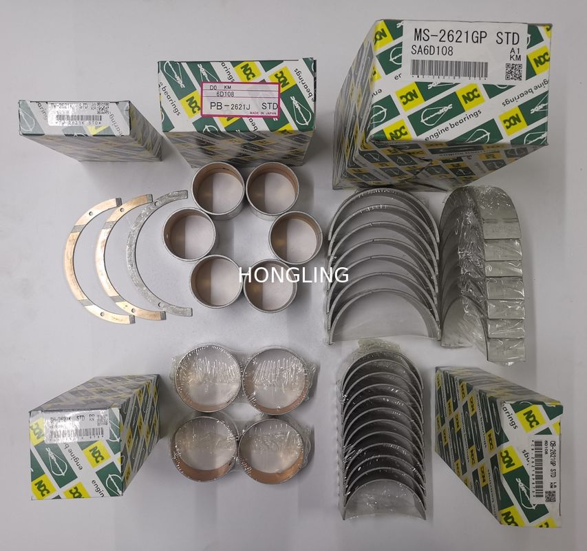 6D108 6221-29-8010 Engine Bearing Accessories For Komatsu MS-2621GP