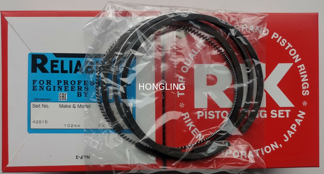 6D102 6D108 6D114 6D125 RIK Piston Rings For Komatsu 42815 Diesel Engine Parts