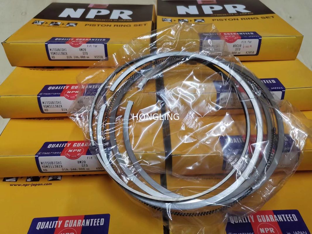 8M20 146mm 8M21 150mm ME996167 RIK Piston Rings 20805 NPR YDM31138 For Mitsubishi