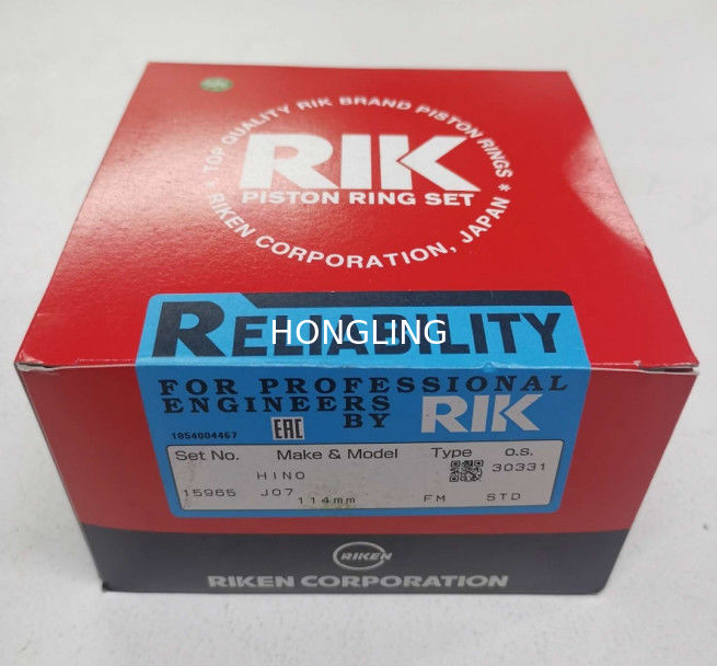 Mitsubishi Heavy Industries Spare Parts - Metal Alloy J07C Piston Ring 15965 13011-2962 13011-2961 13011-2960