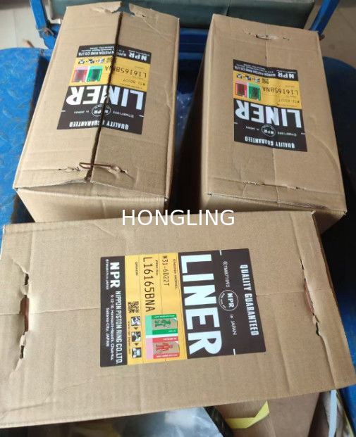 Mitsubishi Heavy Industries Spare Parts - Durable Metal Alloy Silver 6D22 cylinder liner ME051632 , piston ME152652
