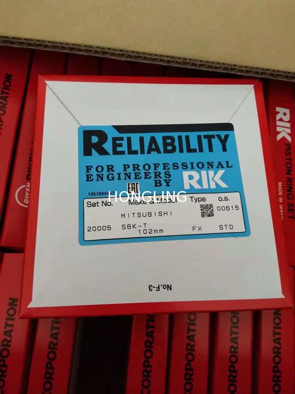 S6K Excavator Engine Parts For RIK Piston Rings 20005 5I-7538  34317-19011