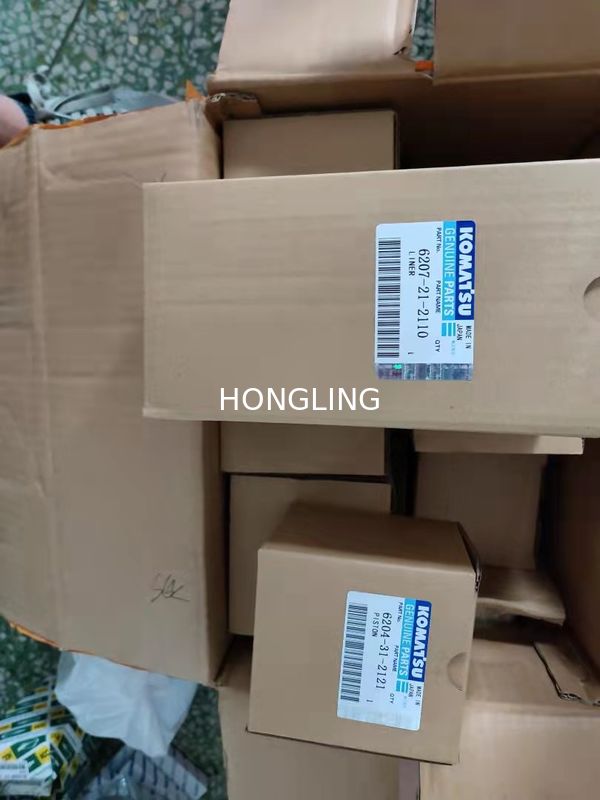 Pc350-5 Komatsu Excavator Engine Parts 6207-21-2110 4d95 6d95 Cylinder Liner Sleeves